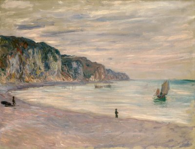 Die Klippen bei Pourville von Claude Monet